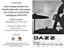 Conferencia UCM, martes 6 de marzo - Jazz, televisión y dictadura en Portugal