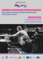 II Jornadas de Investigación en Producción Musical. ENCUENTRO ONLINE