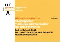 Master Universitario en investigación y análisis interdisciplinar del arte flamenco